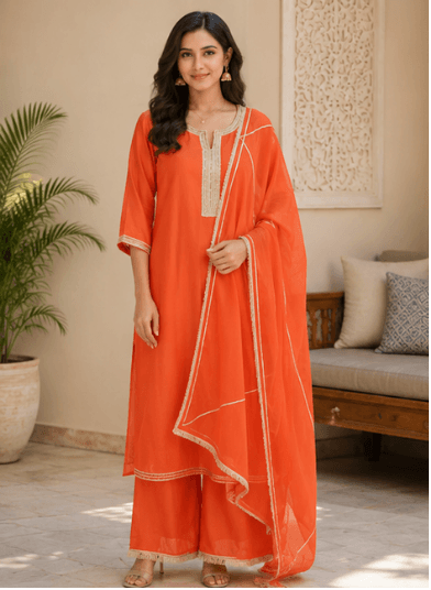 Tangerine Grace Suit Set