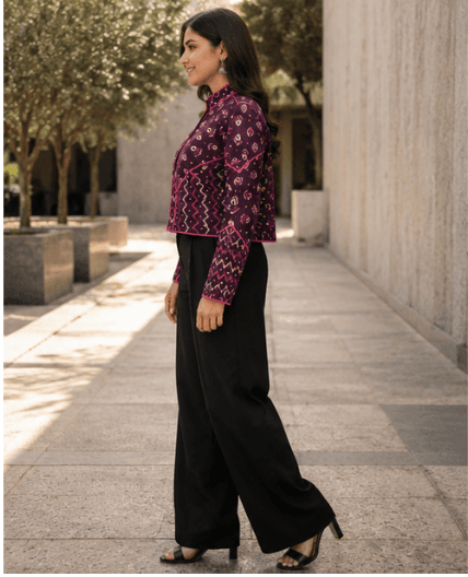 Ikat Noir Jacket — view 2