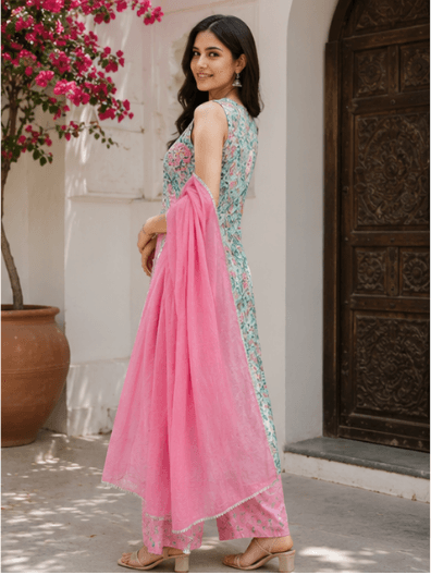 Mint Rose Suit Set — view 2