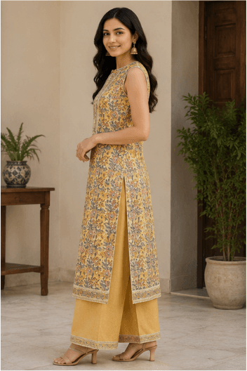 Sunlit Sleeveless Suit Set — view 2
