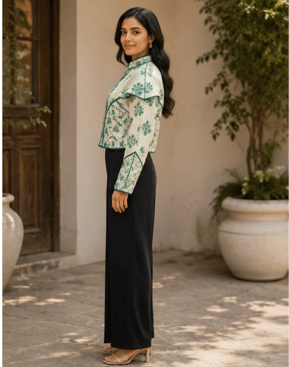 Emerald Bloom Jacket — view 2
