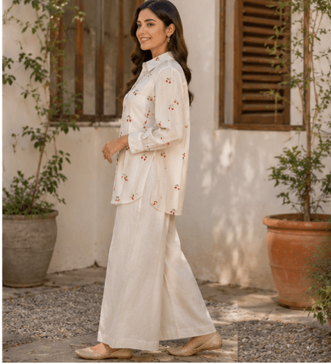 Ivory Cherry Co-ord Set — view 2