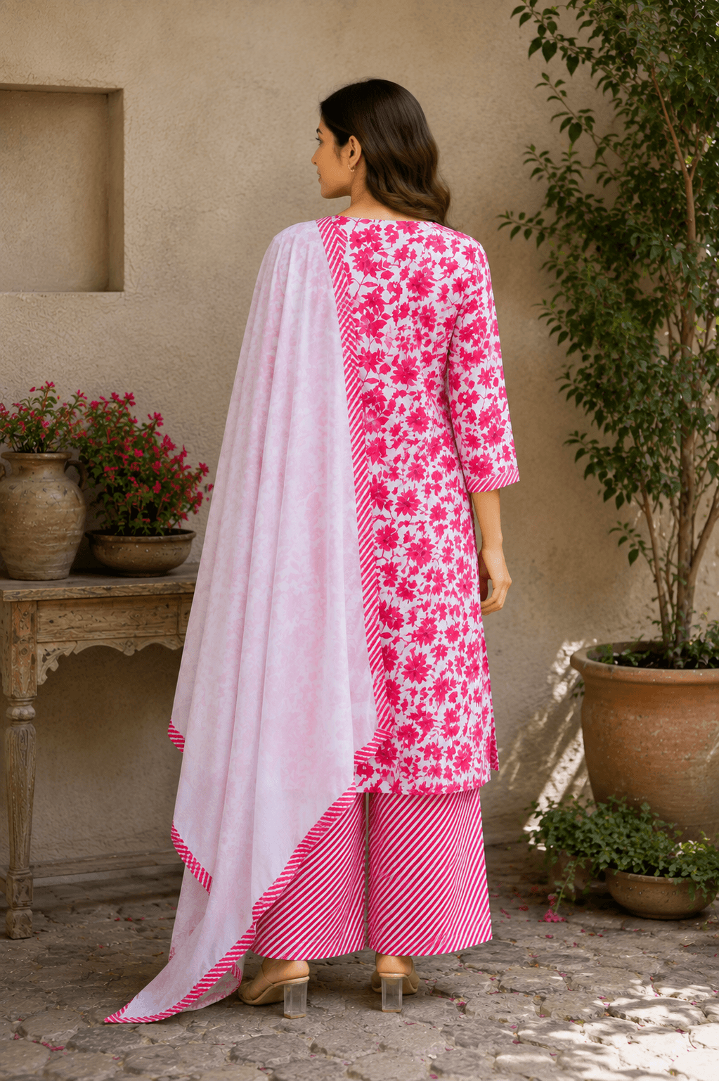 Scarlet Red Kurta Set