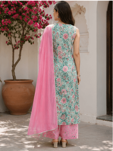 Mint Rose Suit Set — view 3