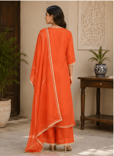 Tangerine Grace Suit Set — view 3