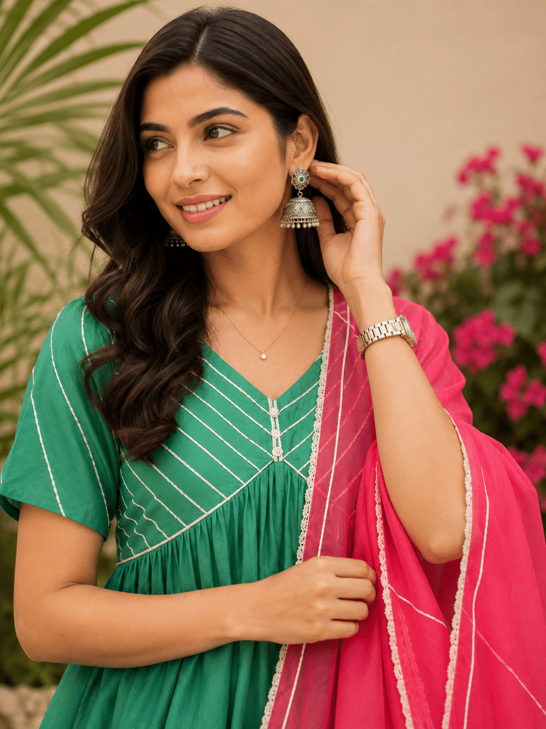 Green and Pink Harmony Set