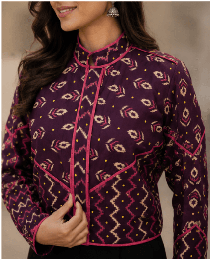 Ikat Noir Jacket — view 4