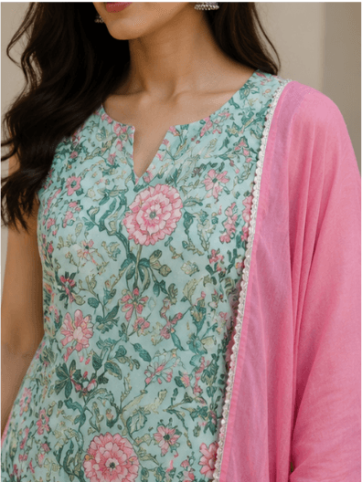 Mint Rose Suit Set — view 4