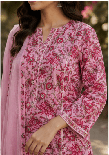 Pink Botanica Suit Set — view 4