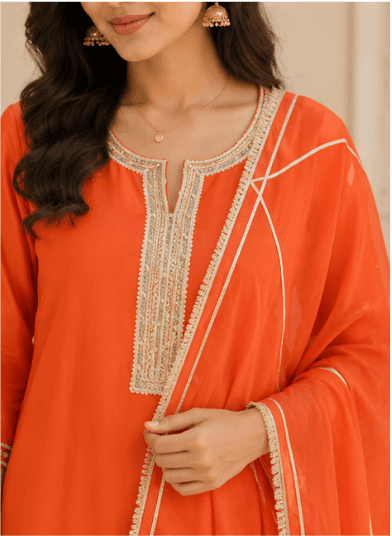 Tangerine Grace Suit Set — view 4