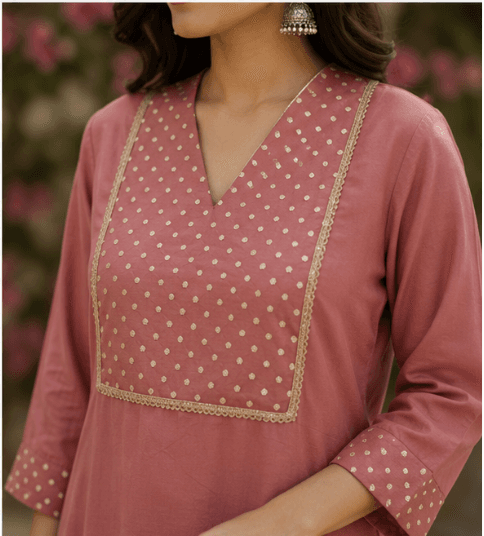 Rosewood Classic Kurta Set — view 4