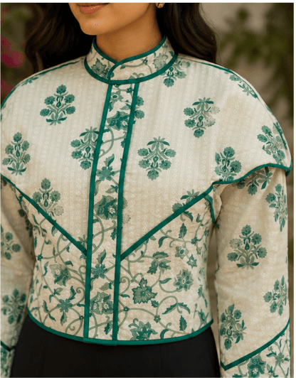 Emerald Bloom Jacket — view 4