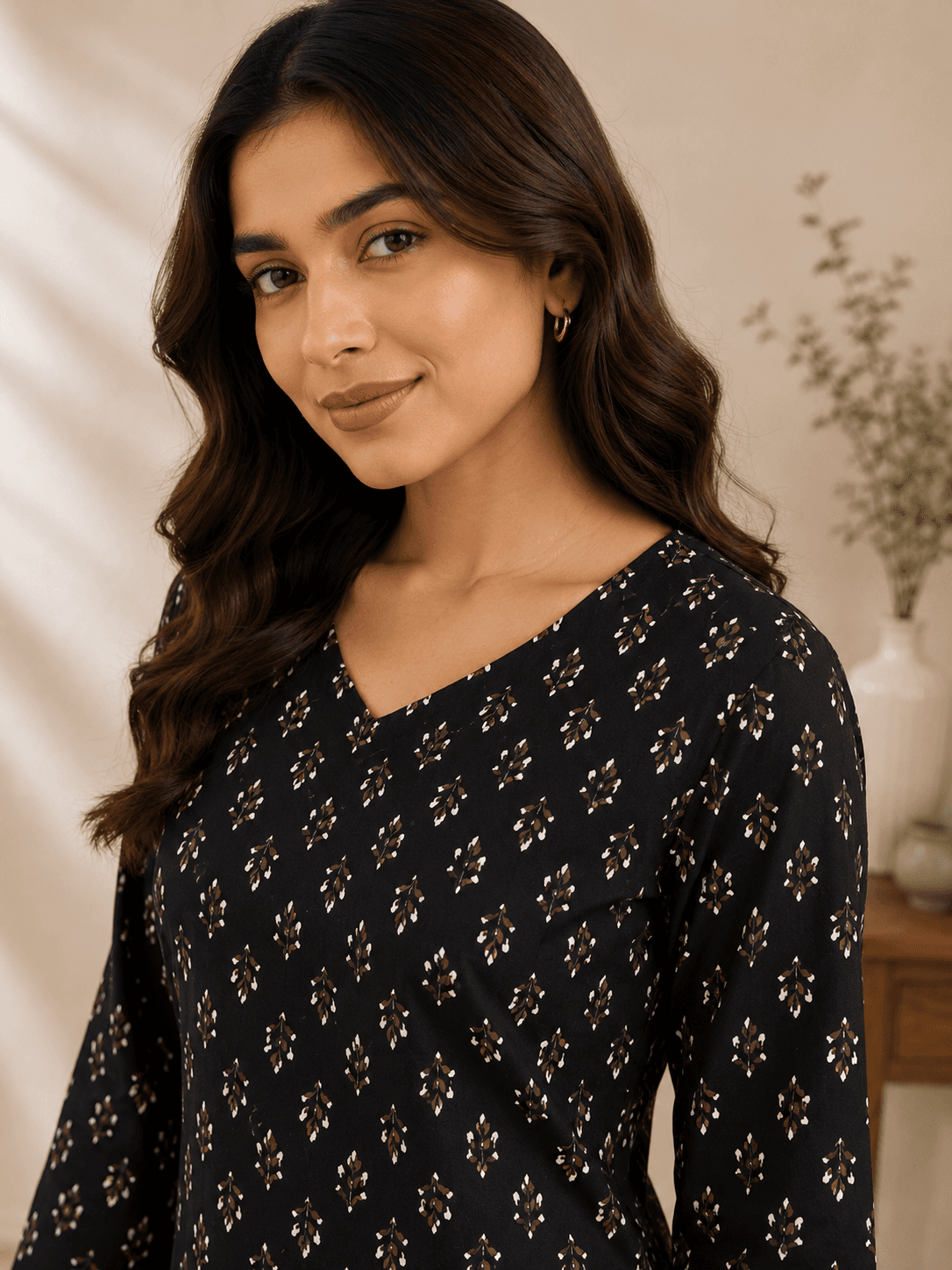 Midnight Muse Short Kurti