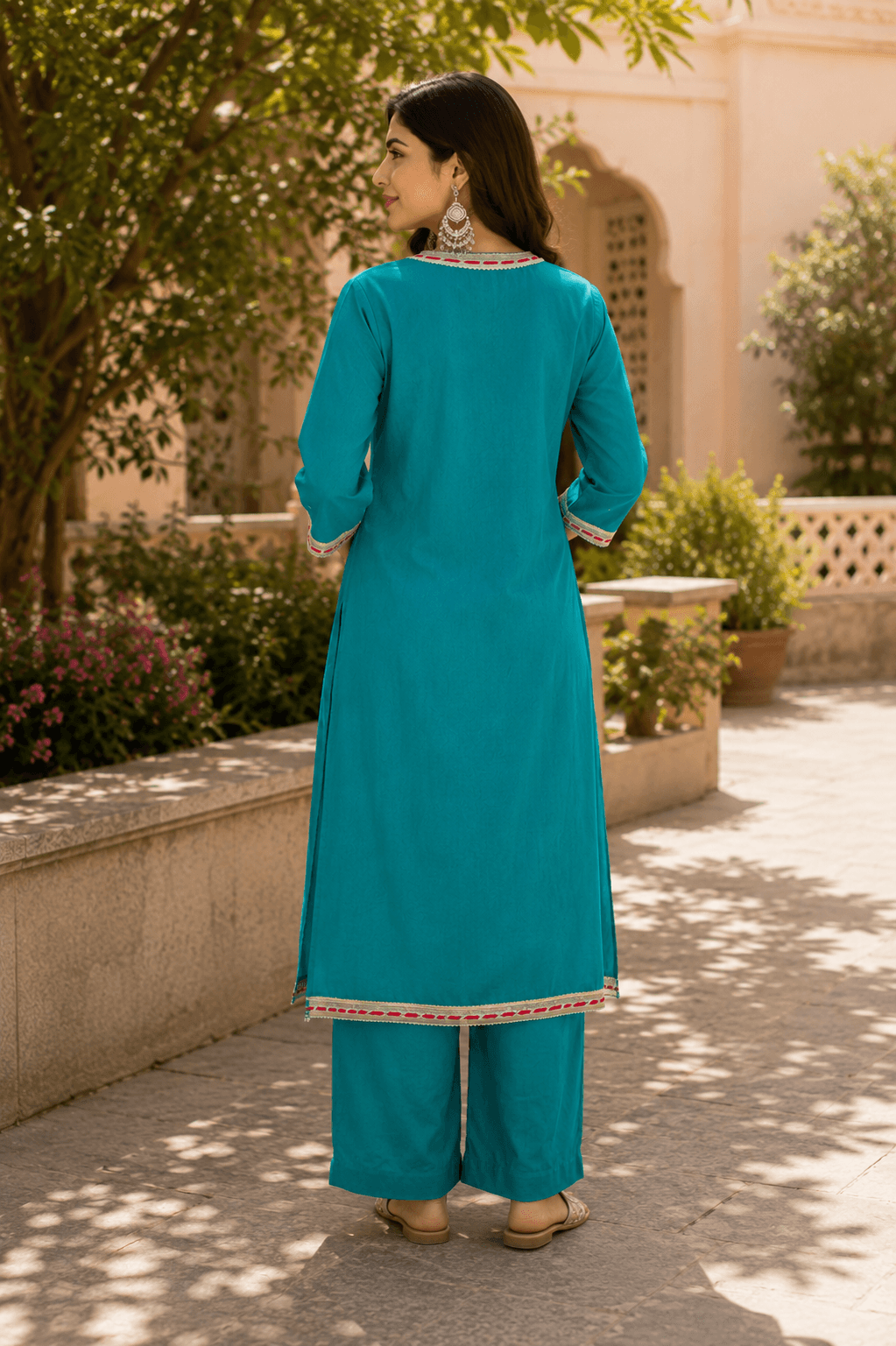Azure Grace Kurta Set