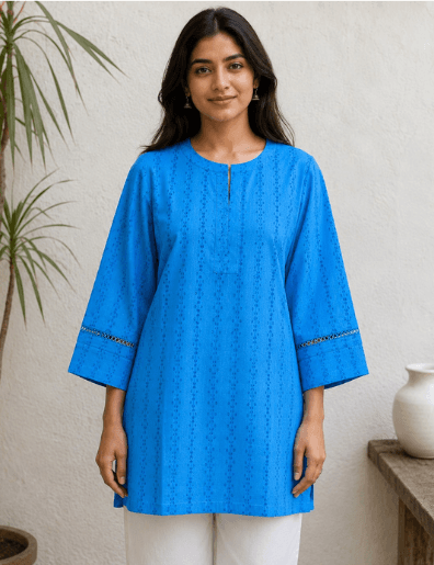 Royal Blue Cotton Top