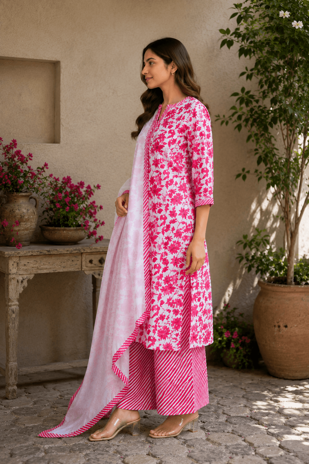 Scarlet Red Kurta Set