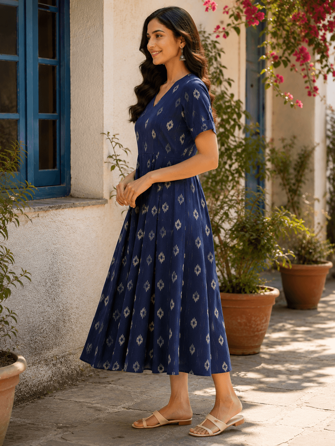 Bluebell Cotton Midi Dress