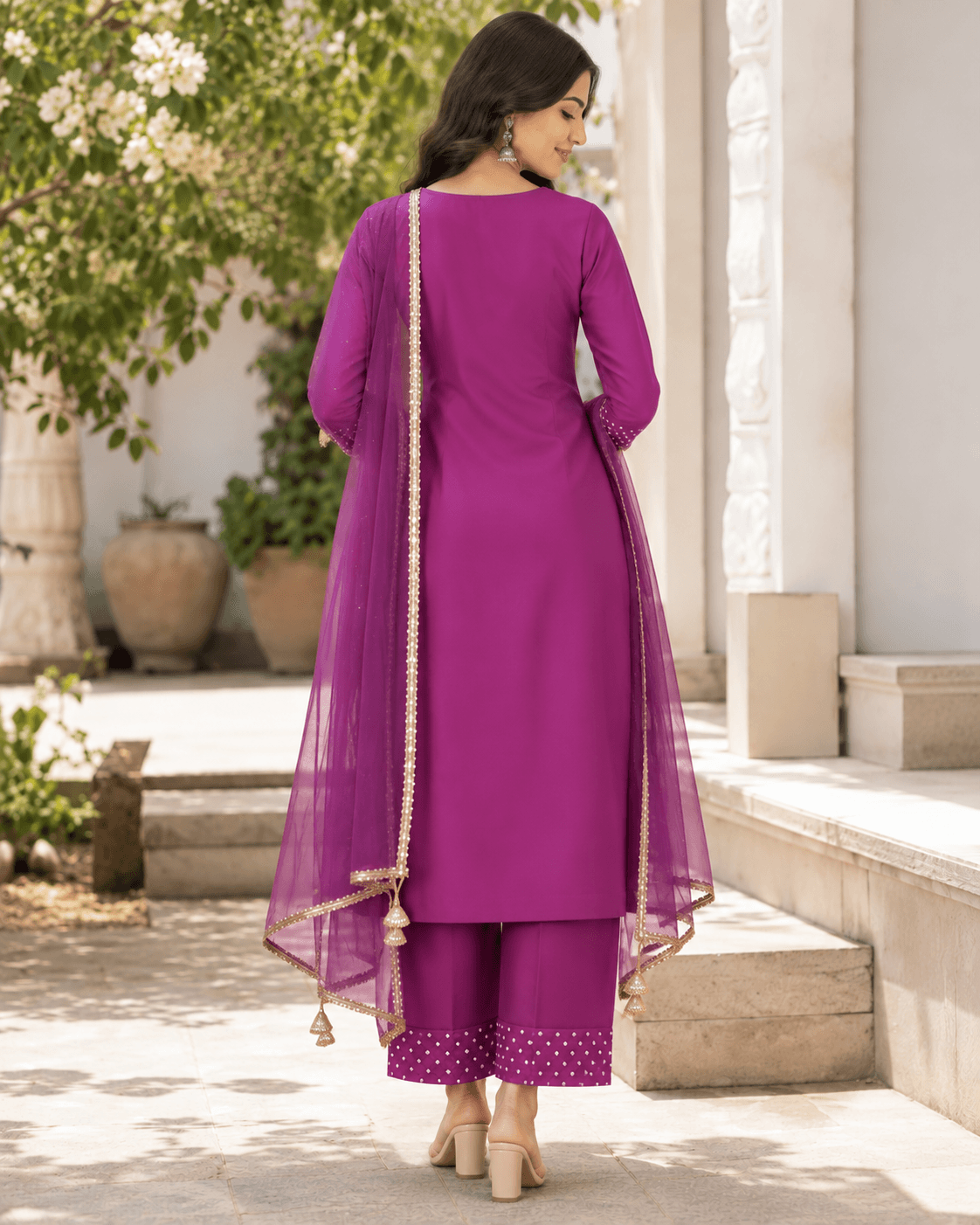 Royal Plum Kurta Set
