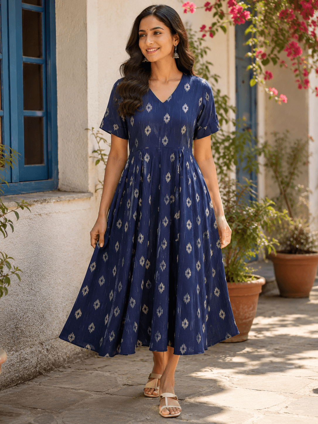 Bluebell Cotton Midi Dress