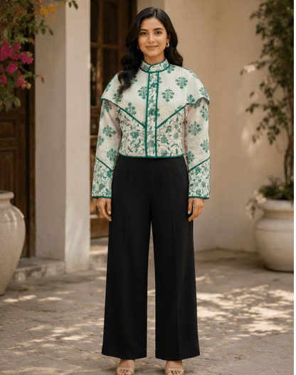 Emerald Bloom Jacket